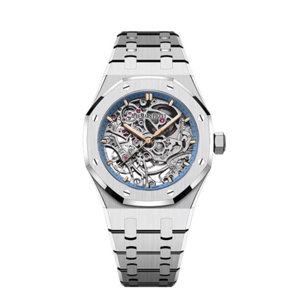 Audemars Piguet Royal Oak Frosted Gold Double Balance Wheel Openworked "Rainbow