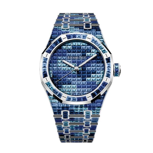 Audemars Piguet Royal Oak Selfwinding 41mm Camouflage Gemset Blue