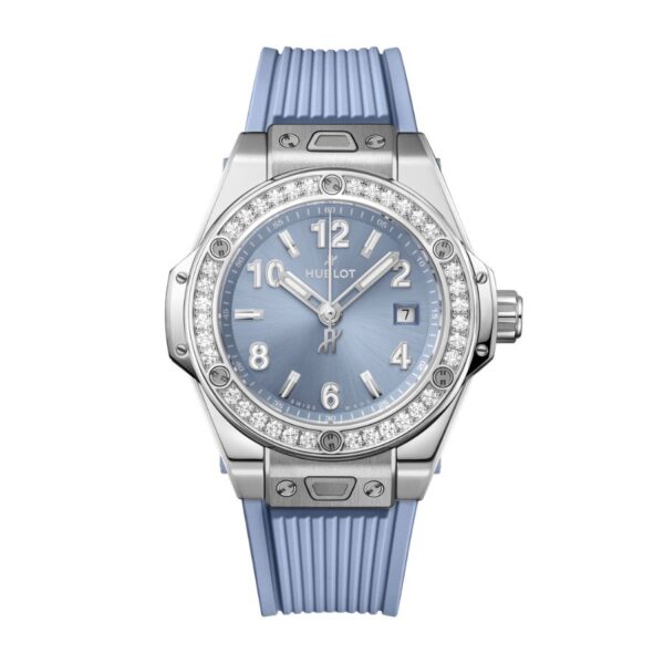 Hublot Big Bang One Click Steel Coal Blue Diamonds
